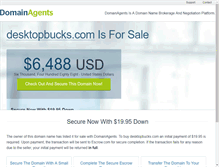 Tablet Screenshot of desktopbucks.com